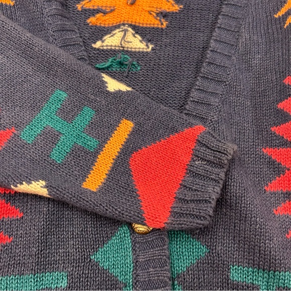 VTG SANTA FE Southwest Patterned Cardigan - Picture 3 of 5